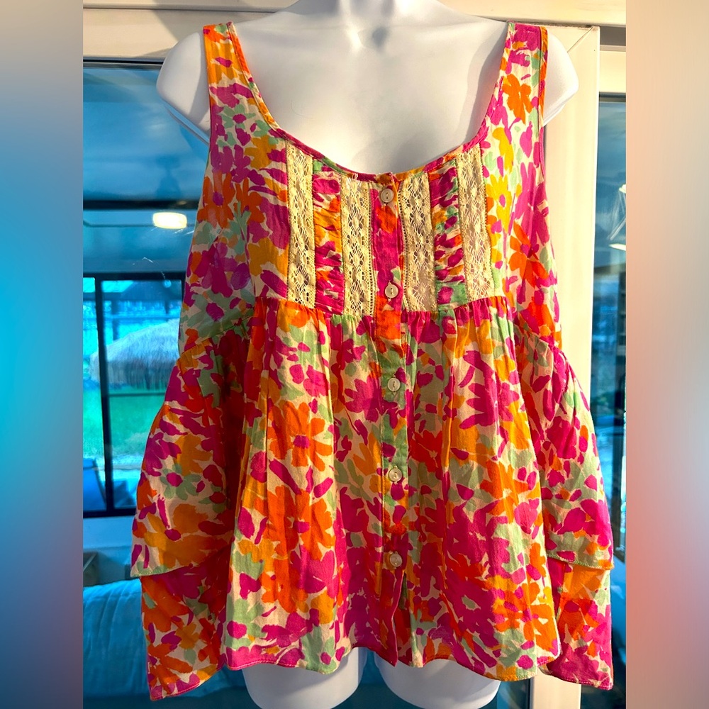 Free people colorful top